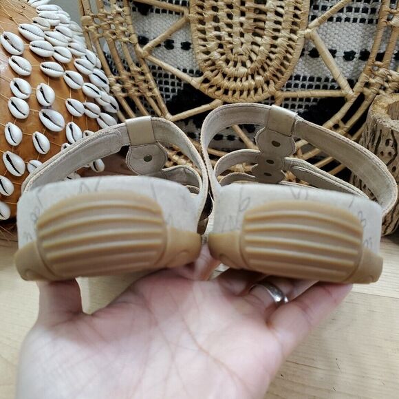 Taos Prize Women 11/42 Slide Slip On Sandals Metallic Strappy Leather Comfort - Picture 9 of 12